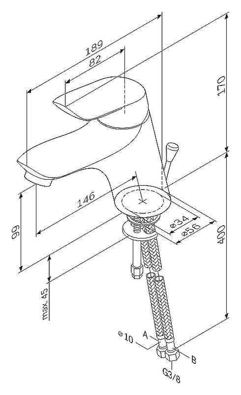 Смеситель AM.PM Bliss L F5302132