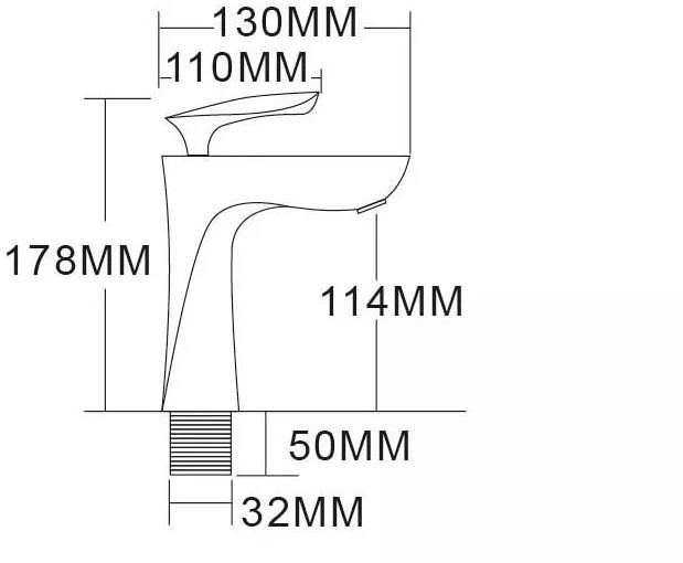 Смеситель Grocenberg GB2001 Хром