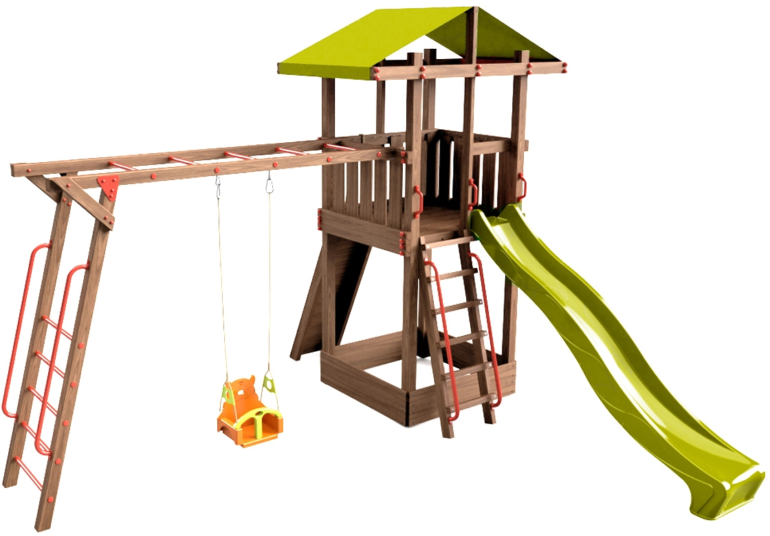 Детский городок Little Panda Непоседа 3/150 желтый