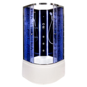 Душевая кабина Deto   BM4590N LED BLACK