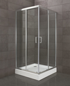 Душевое ограждение BelBagno UNO-195-A-2-80-C-Cr