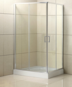 Душевое ограждение BelBagno UNO-195-AH-2-100/80-C-Cr