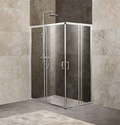 Душевое ограждение BelBagno UNIQUE-AH-2-100/115-75/90-C-Cr 