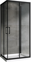 Душевое ограждение Abber    Schwarzer Diamant AG02080B-S80B