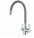 Смеситель для кухни Lemark Comfort LM3075C gray  