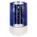Душевая кабина Deto  BM4590 LED с гидромассажем BLACK