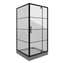 Душевое ограждение Niagara   NG-0200-08 BLACK  