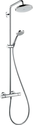 Душевая система Hansgrohe   Croma 220 Showerpipe 27185000 хром