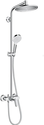 Душевая система Hansgrohe   Crometta S 240 1jet Showerpipe Ecosmart 27269000