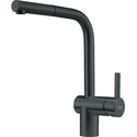 Смеситель для кухни Franke   Atlas 115.0550.427 с выдвижным шлангом, чёрный матовый