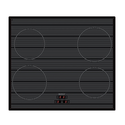 Варочная панель Rainford RBН-7604 BM1 Black