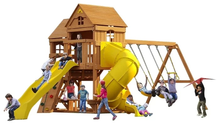Детский городок Playnation Панорама с трубой и винтовой горкой
