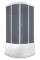 Душевая кабина Domani-Spa  Light 88 high без электрики, светлые стенки, тонированное стекло