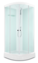 Душевая кабина Domani-Spa  Light 88 без электрики, светлые стенки, сатин матированное стекло