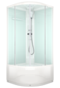 Душевая кабина Domani-Spa  Delight 110 high без электрики, светлые стенки, прозрачное стекло