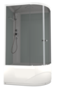 Душевая кабина Domani-Spa  Delight 128 high L без электрики, светлые стенки, тонированное стекло