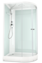 Душевая кабина Domani-Spa  Delight 128 L без электрики, светлые стенки, прозрачное стекло