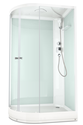 Душевая кабина Domani-Spa  Delight 128 R без электрики, светлые стенки, прозрачное стекло