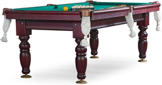 Бильярдный стол для русского бильярда Weekend Billiard Дебют 8 ф махагон