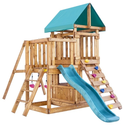 Детский городок Babygarden с балконом, закрытым домиком,скалолазкой и горкой 1.8м