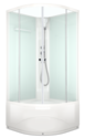 Душевая кабина Domani-Spa  Eco Delight 88 high белые стенки, матированное стекло