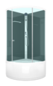Душевая кабина Domani-Spa  Eco Delight 99 high черные стенки, матированное стекло