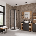 Душевое ограждение Niagara  NG-6807-08 BLACK 