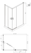 Душевое ограждение Ambassador  Queen 11011106R 120x80 