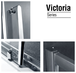 Душевое ограждение Gemy Victoria S30162M