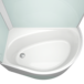 Душевая кабина Domani-Spa   Simple 128 high L 
