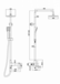 Душевая система Bravat    Real F6333367CP-A-RUS