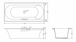 Ванна  Jacob Delafon  Volute 170x80 E6D901-0