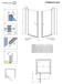 Душевое ограждение Radaway    Torrenta DWJ 80/R 800*1850  32010-01-01N 