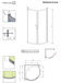Душевое ограждение Radaway  Premium Plus B 900*900*1900 30473-01-05N  