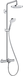 Душевая система Hansgrohe   Croma Select E 180 2jet Showerpipe 27352400