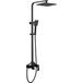 Душевая система Abber    Wasserfall AF8616B черная матовая