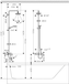Душевая система Hansgrohe   Croma Select S 180 2jet Showerpipe 27351400