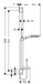 Душевая система Hansgrohe   Raindance Select 120 Unica Set 90см 26631000 хром 