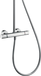 Душевая система Hansgrohe   Raindance Select S 240 2 jet Showerpipe  27129400 хром/белый