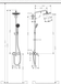 Душевая система Hansgrohe  HG Croma 220 Showerpipe 27222000 