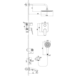 Душевая система Lemark Bronx LM3722GM