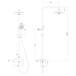 Душевая система Lemark Bronx LM3760BL