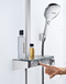 Душевая система Hansgrohe   Raindance Select Push 300 3jet Showerpipe 27127000 хром 