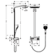 Душевая система Hansgrohe   Raindance Select Push 300 3jet Showerpipe 27127000 хром 