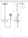 Душевая система Hansgrohe   Raindance Select Showerpipe 27112000