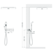 Душевая система Timo  Selene SX-2129/17SM золото матовое