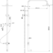 Душевая система BelBagno TRULA TRU-COLD-U-CRM