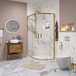 Душевое ограждение Niagara   NG-6421-08 GOLD 