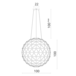 Люстра Divinare  CRISTALLINO 1610/02 SP-140 