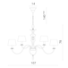 Люстра Divinare  FLORENCE 6819/19 SP-12 